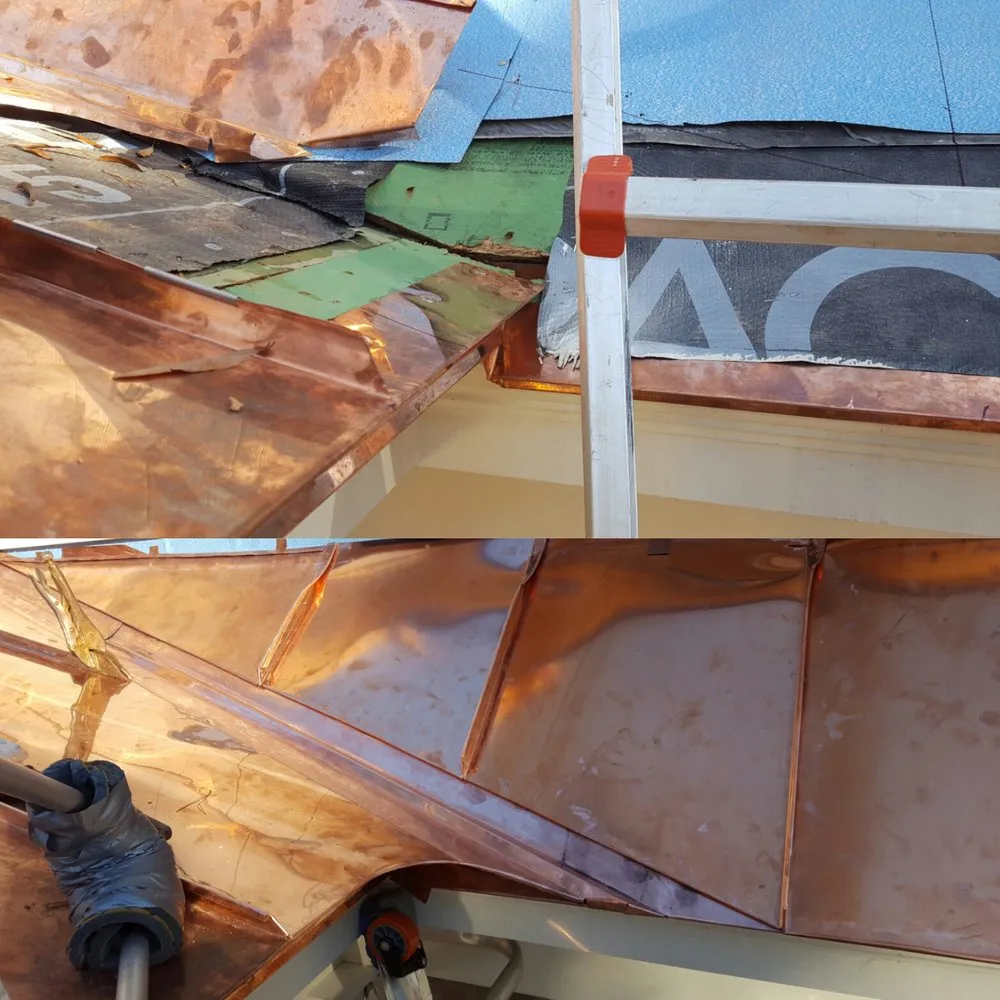 Slide of Custom Copper and Zinc