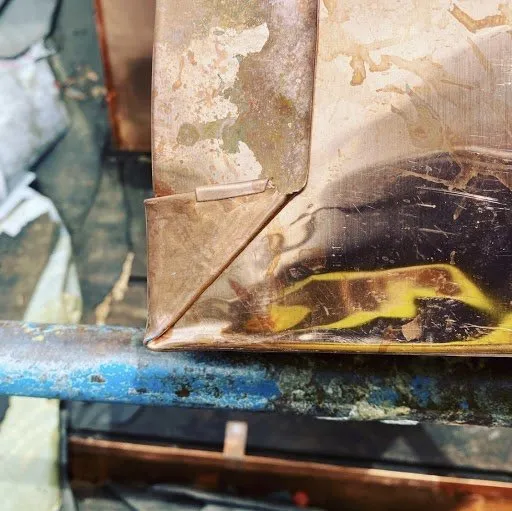 Slide of Custom Copper and Zinc