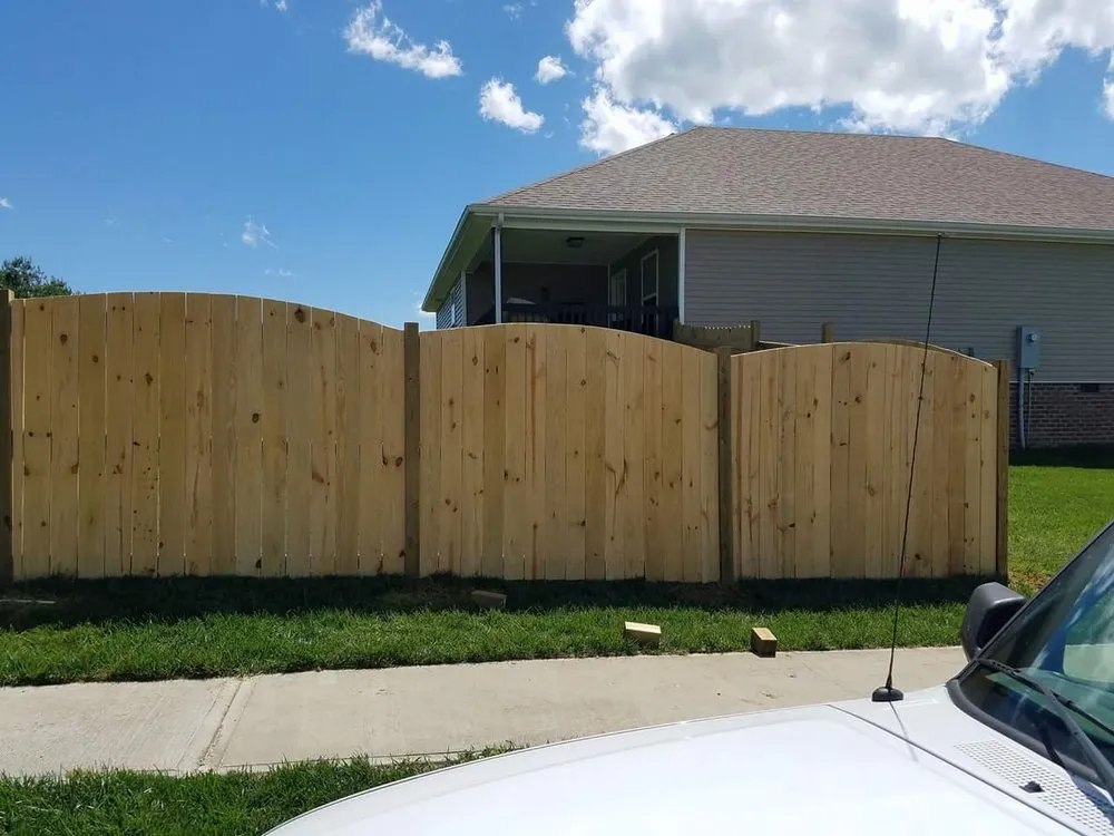 Slide of Custom Fence and Roofing