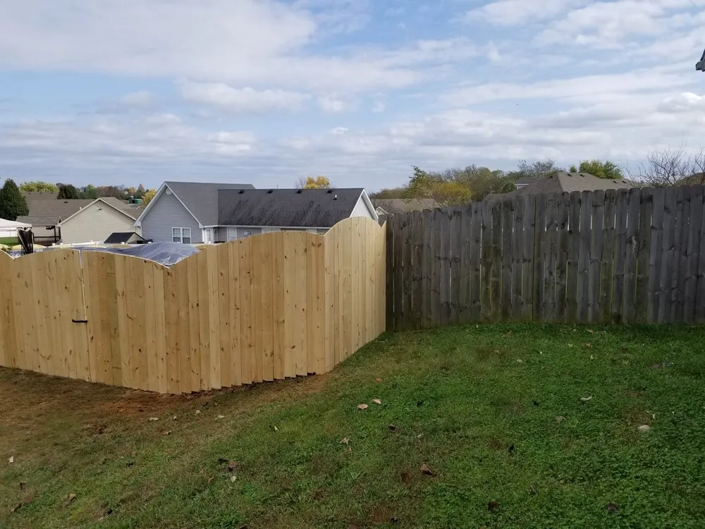 Slide of Custom Fence and Roofing