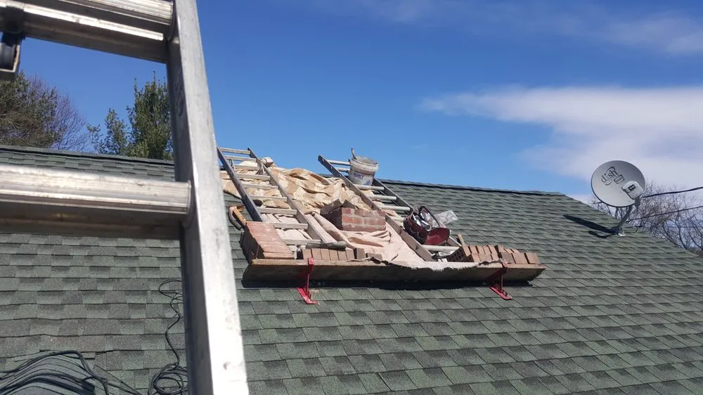 Licensed storm damage roof repair in Vernon Rockville, CT - Custom Roofing Chimney Service