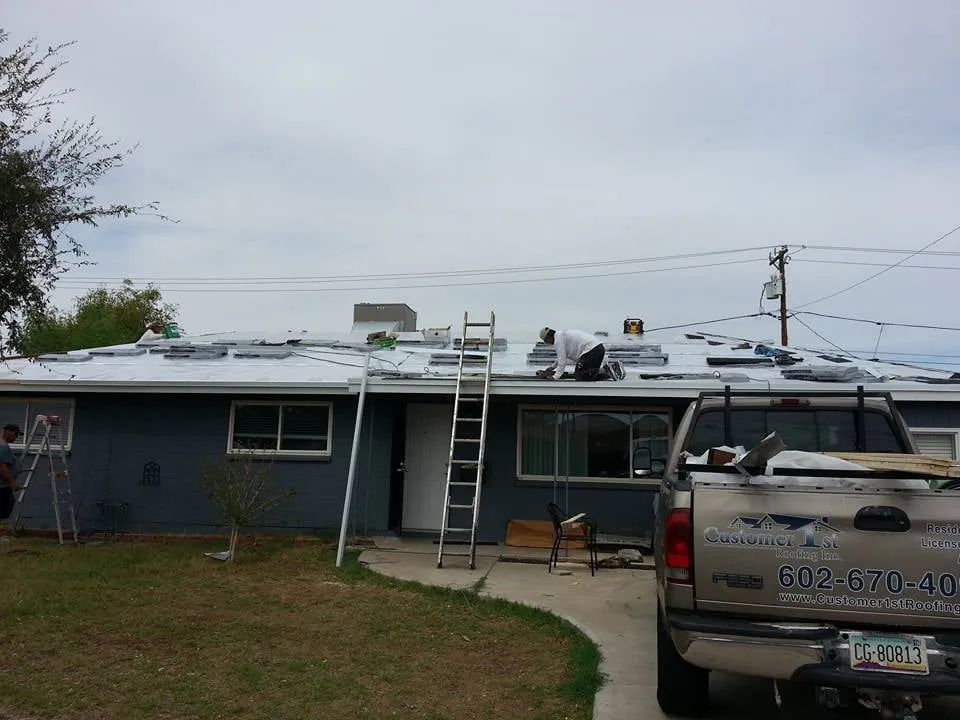 Slide of Customer 1st Roofing