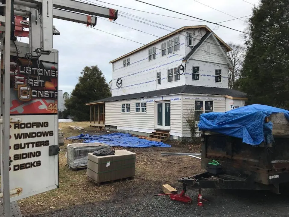 Slide of Customers First Construction