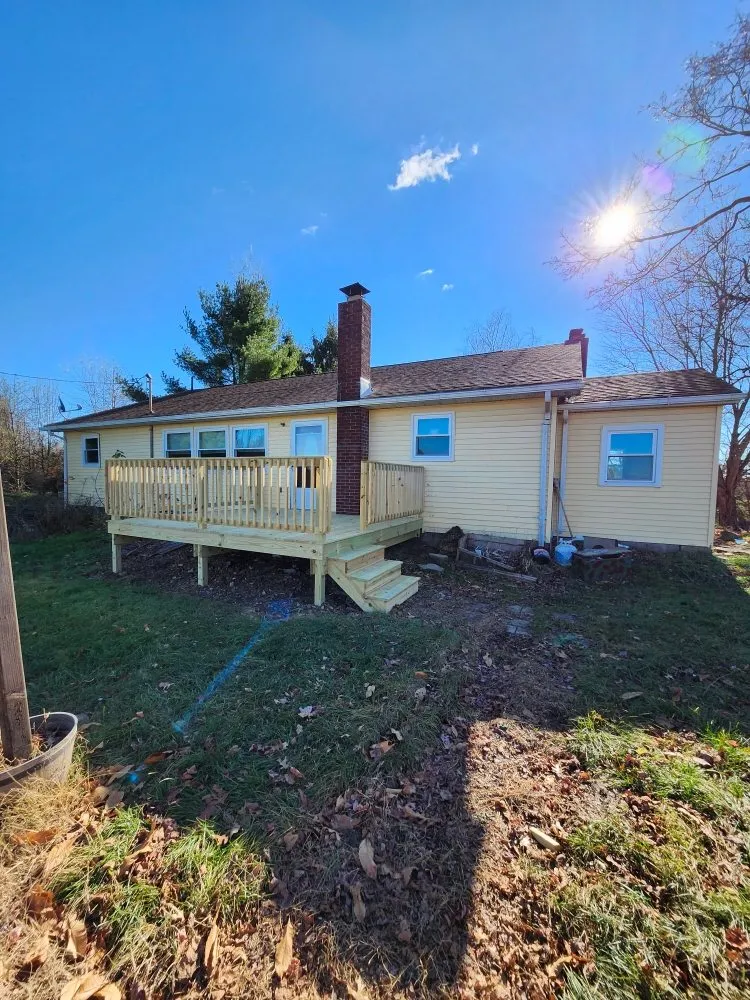 Licensed residential roofing service with free inspection in Lore City, OH by CWB Construction