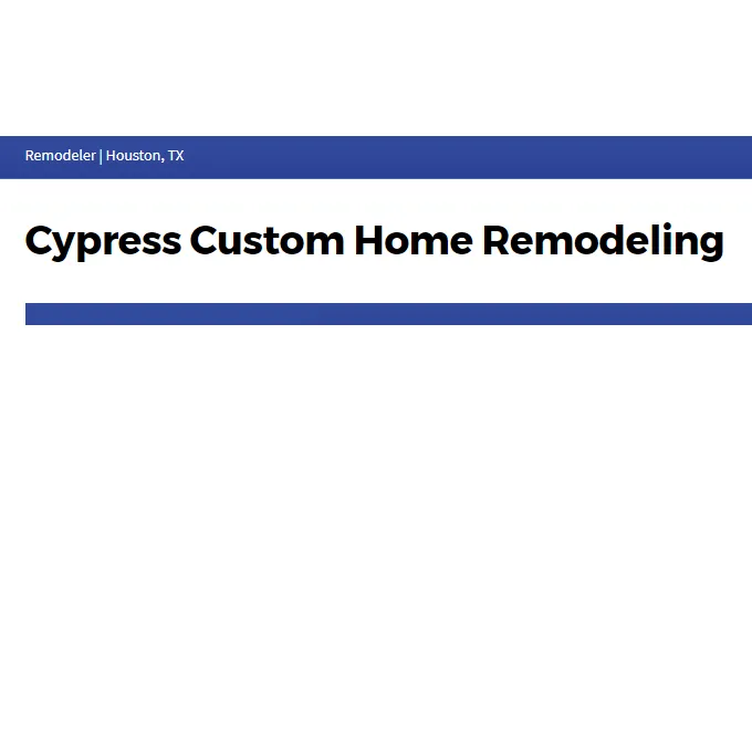 Slide of Cypress Custom Home Remodeling