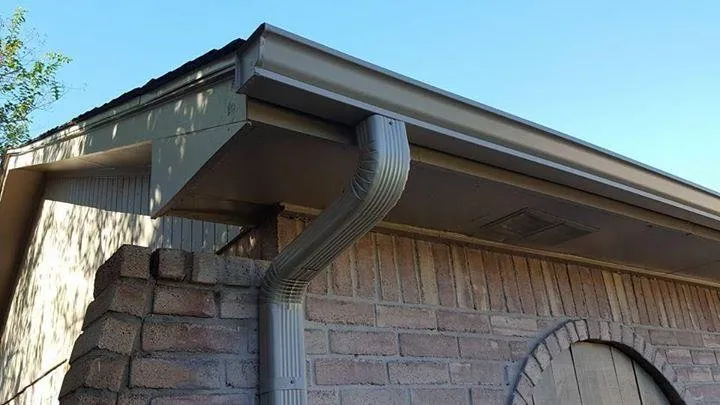 Slide of Cypress Rain Gutters