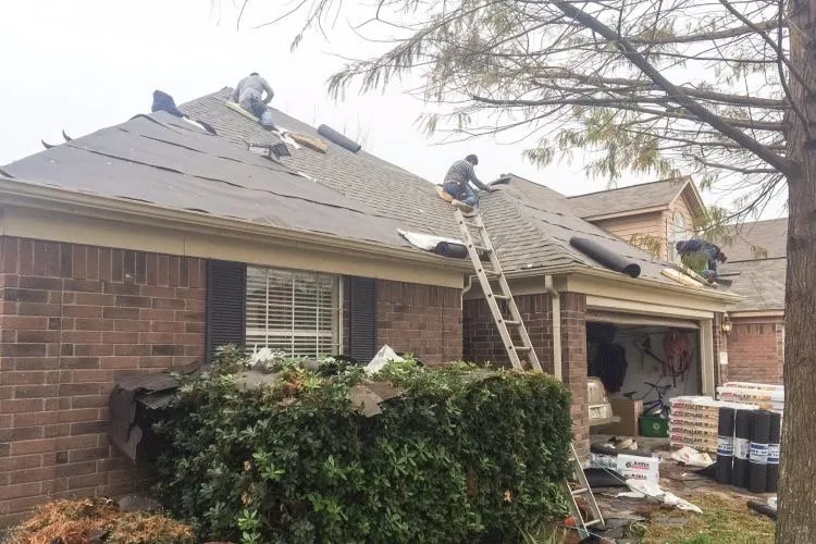 Slide of Cypress Roof Repairs