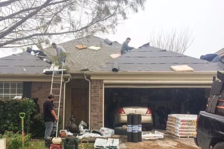 Slide of Cypress Roof Repairs