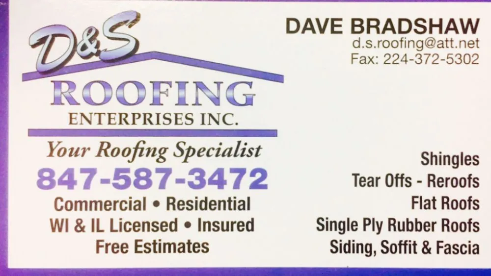 Slide of D & S Legacy Roofing