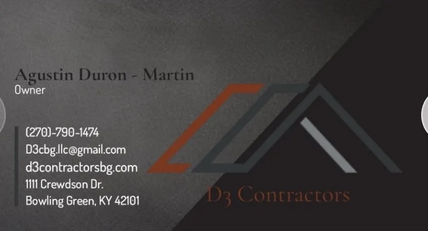 Slide of D3 Contractors