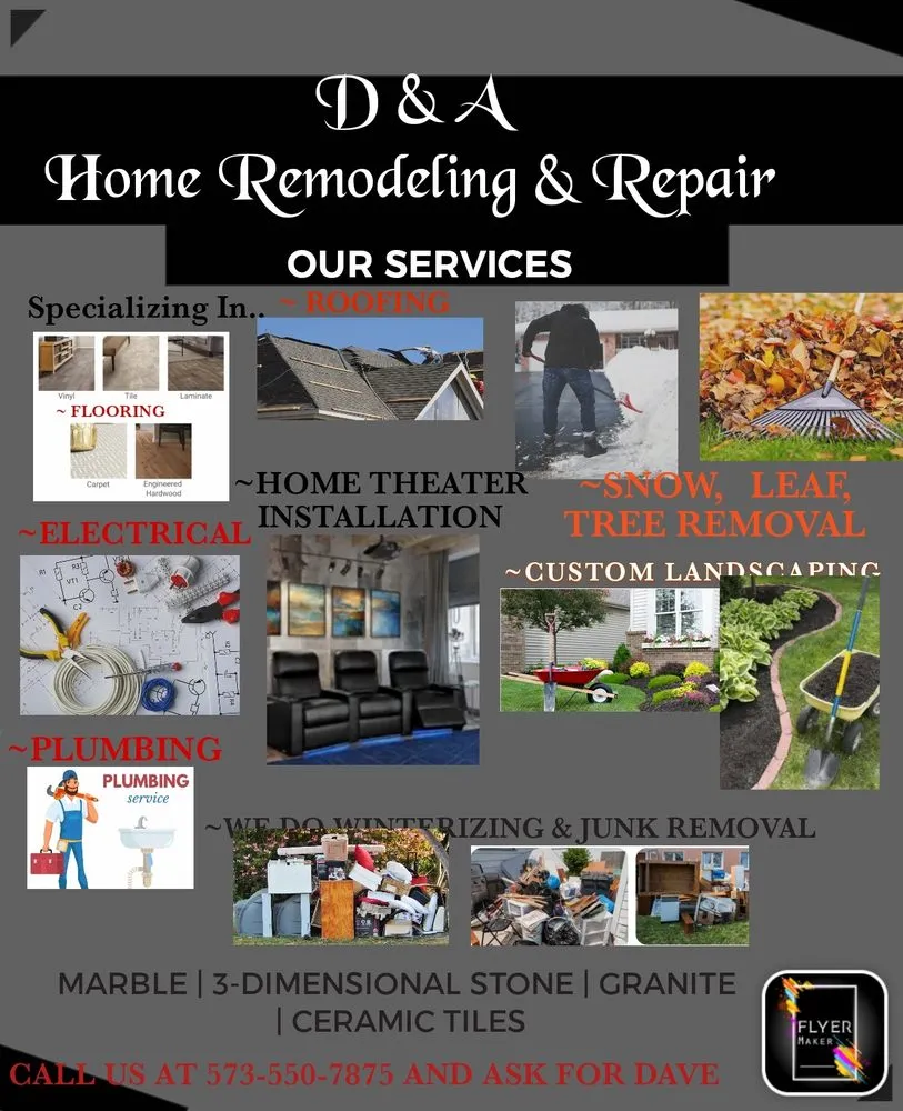 Slide of D&A Home Remodeling Repair