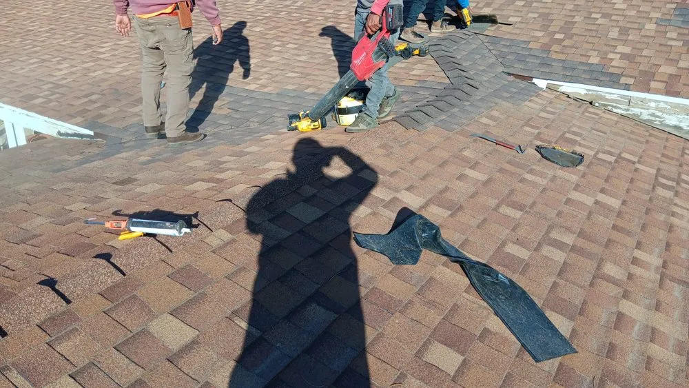 Slide of D&A. Roofing