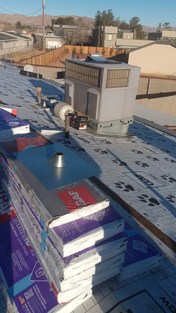 Slide of D&A. Roofing