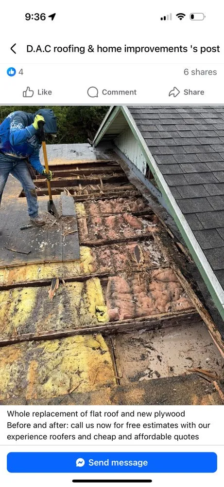 Slide of D.A.C Roofing and Home Improvements