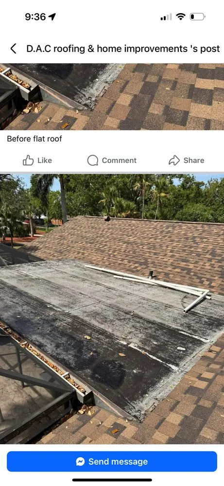 Slide of D.A.C Roofing and Home Improvements