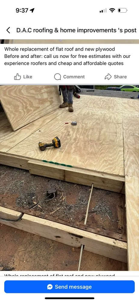 Slide of D.A.C Roofing and Home Improvements