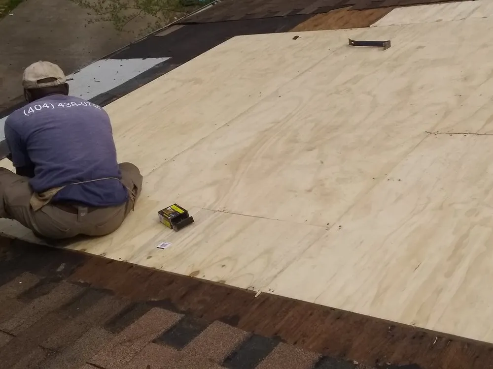 Top-rated storm damage roof repair in Atlanta Area, GA by Dad & Son Roofing