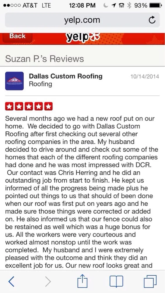 Slide of Dallas Custom Roofing