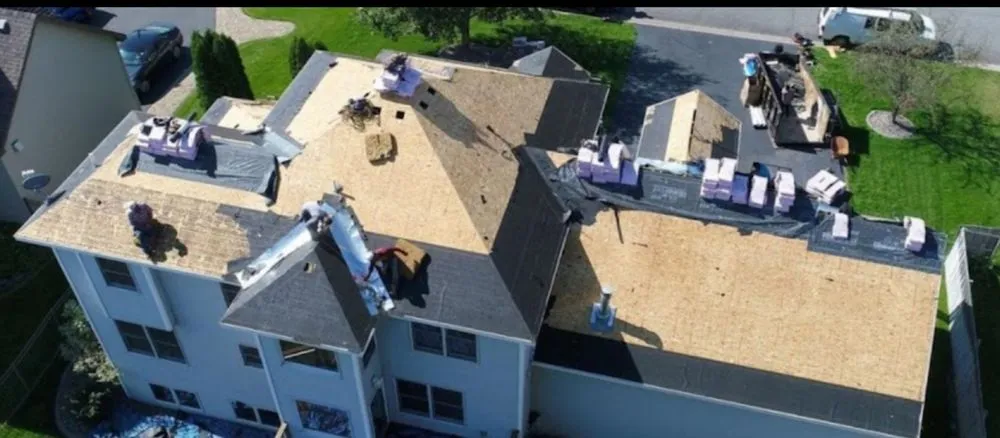 Licensed roof leak repair in Stafford Township, NJ by Dam Good Roofing
