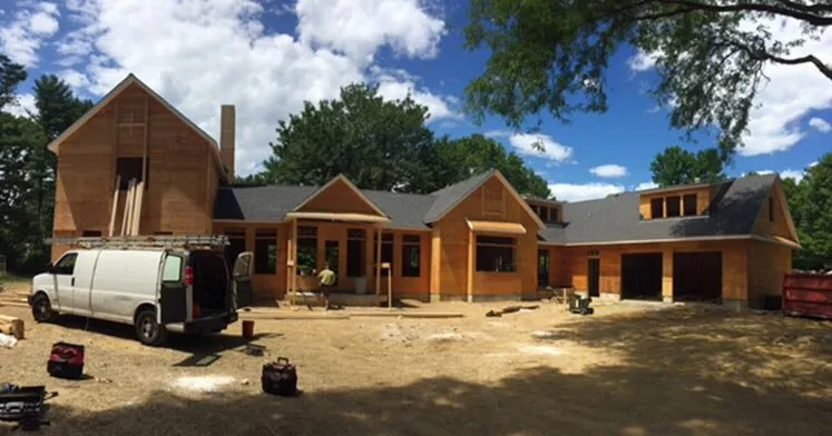 Slide of Damphousse Roofing