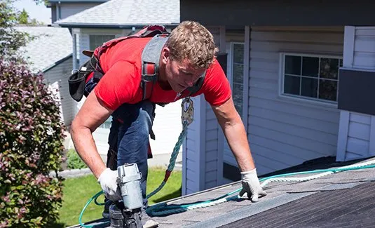 Slide of Dan Roofing