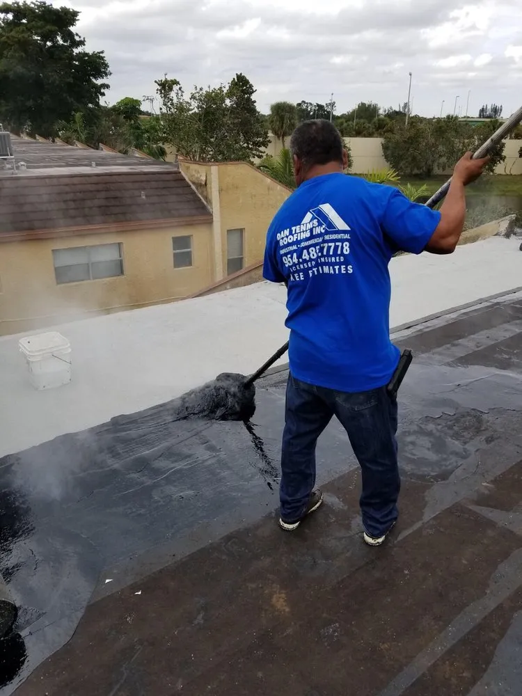 Slide of Dan Tennis Roofing