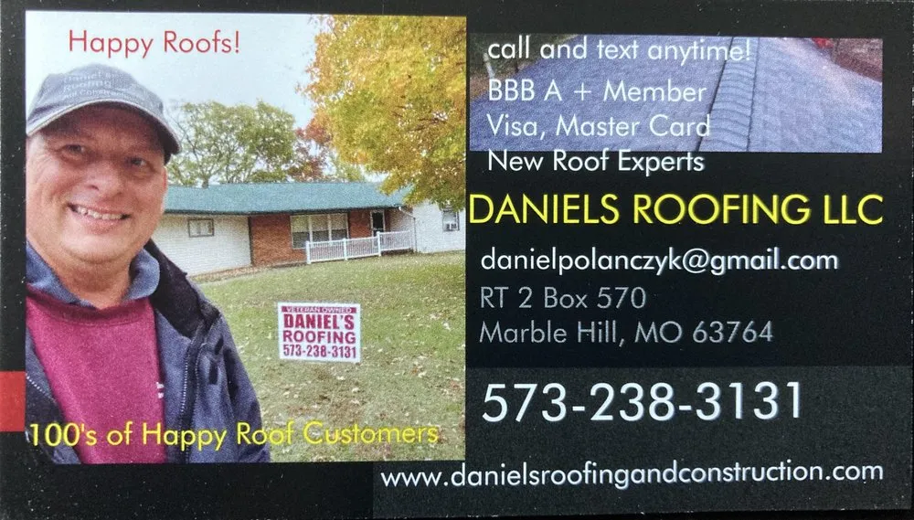 Slide of Daniel's Roofing