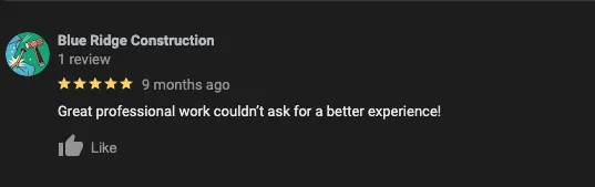 Slide of Dans Roofing