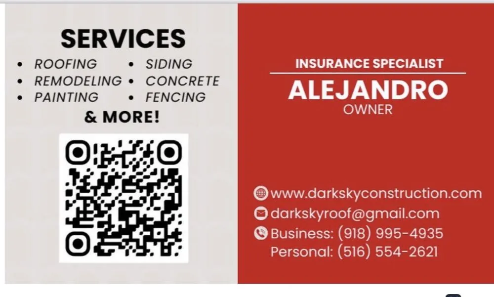 Slide of Dark Sky Roofing