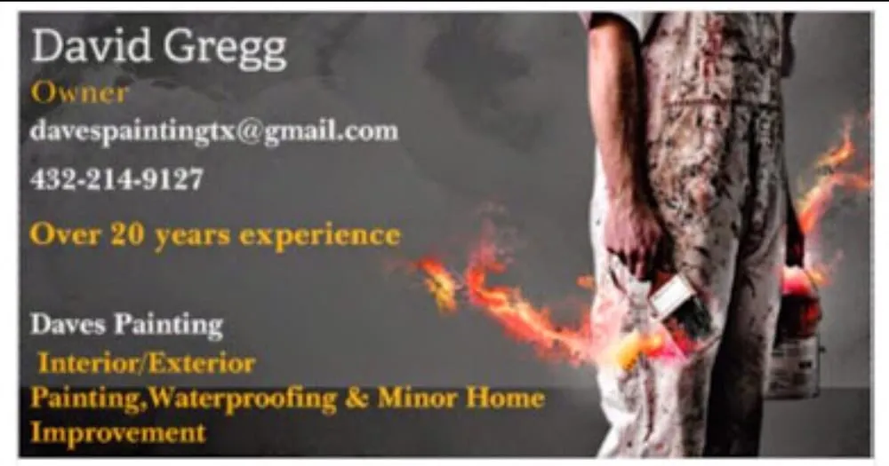 Slide of Daves Painting Interior/Exterior