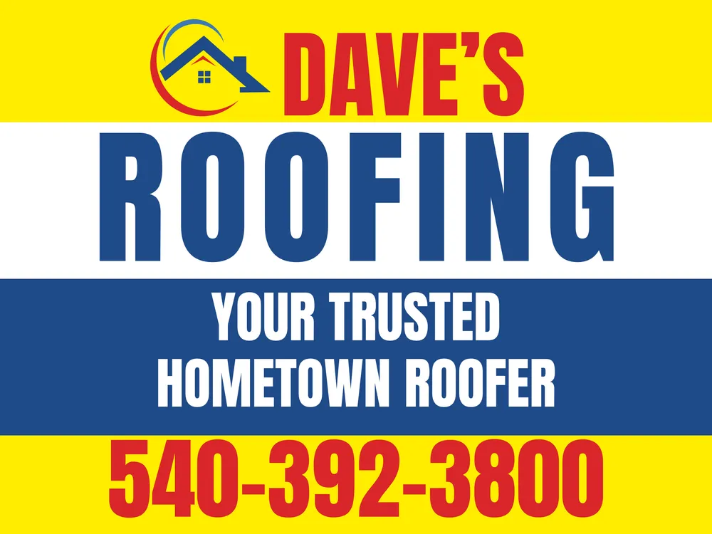 Slide of Dave's Roofing