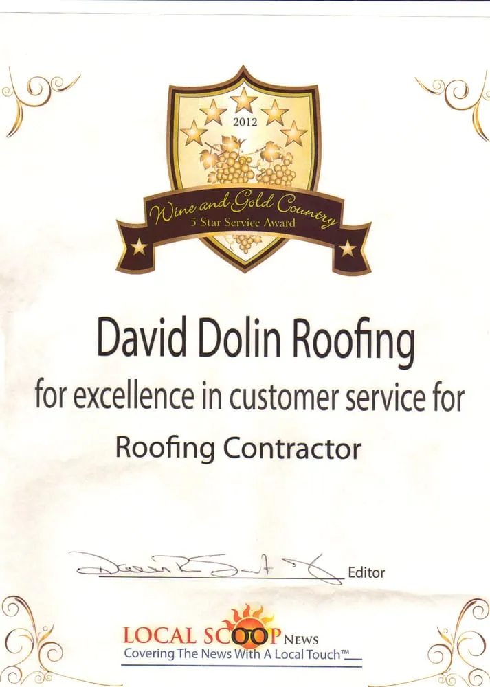 Slide of David Dolin Roofing
