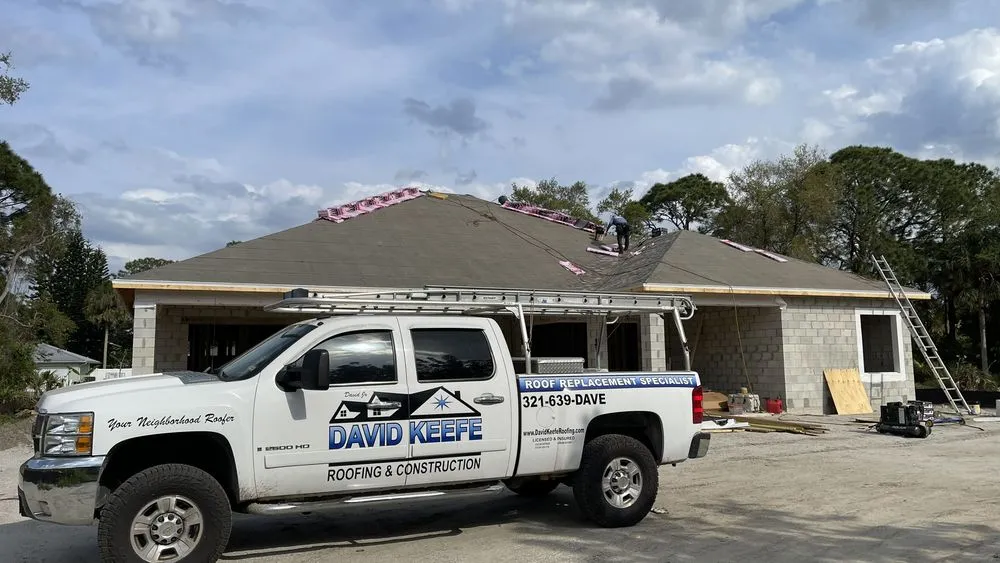 Slide of David Keefe Roofing