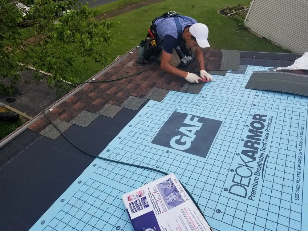 Reliable residential roofing service after storm damage in Fariless Hills, PA by DaVinci Construction