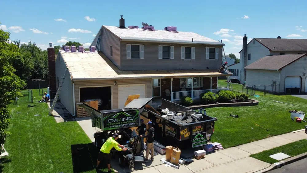 Reliable roof leak repair for homes in Fariless Hills, PA by DaVinci Construction