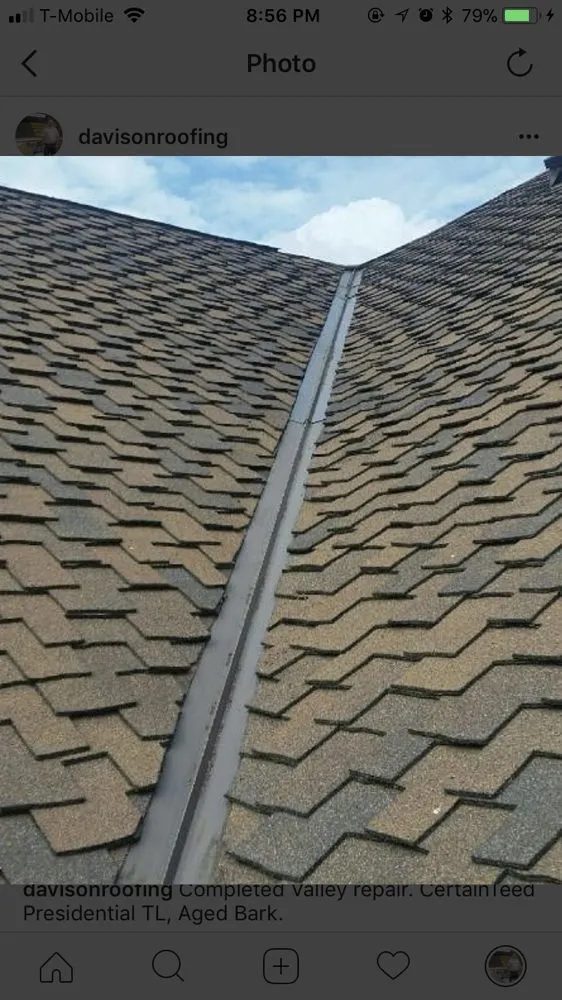 Slide of Davison Roofing