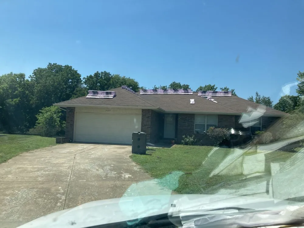 Emergency roof inspection in Brighton, MO by Dawson And Son Roofing