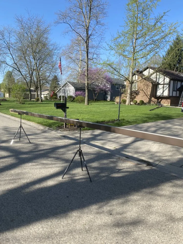 Slide of Dayton spouting & siding