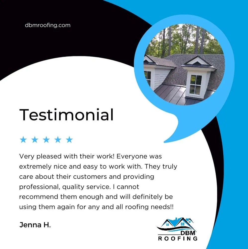 Slide of DBM Roofing