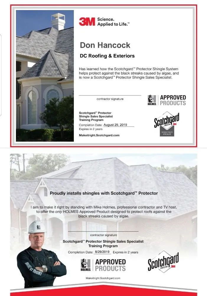 Slide of DC Roofing & Exteriors