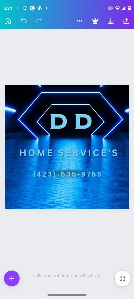 Slide of DD Home Services