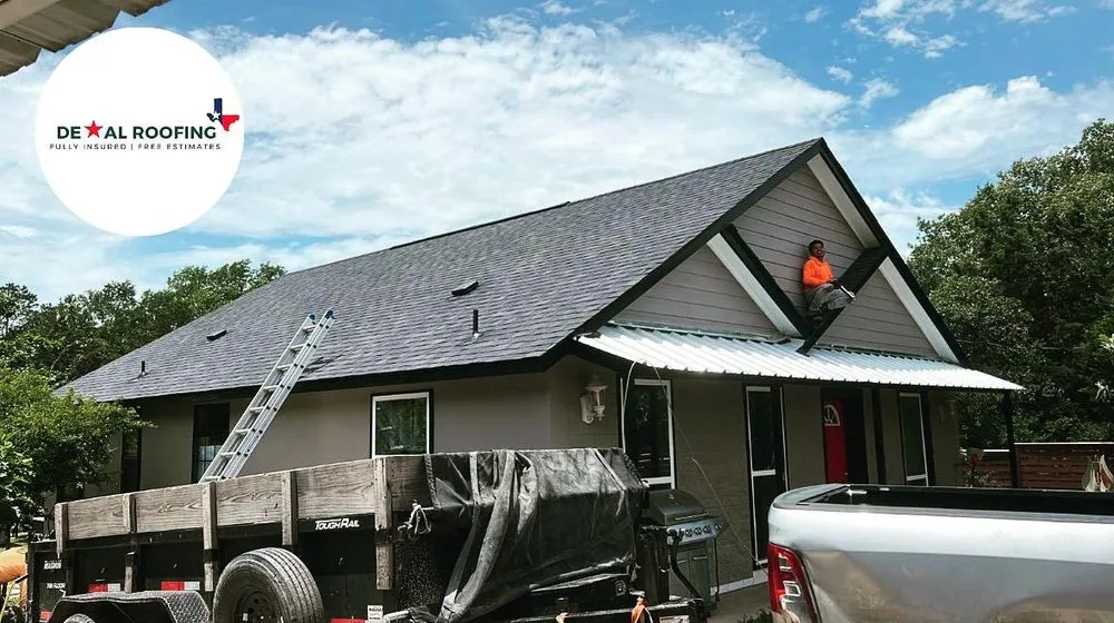 Slide of DE AL Roofing