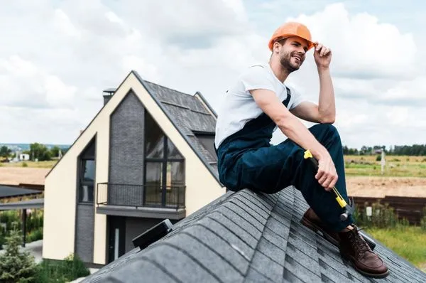 De La Cruz Roofing Logo