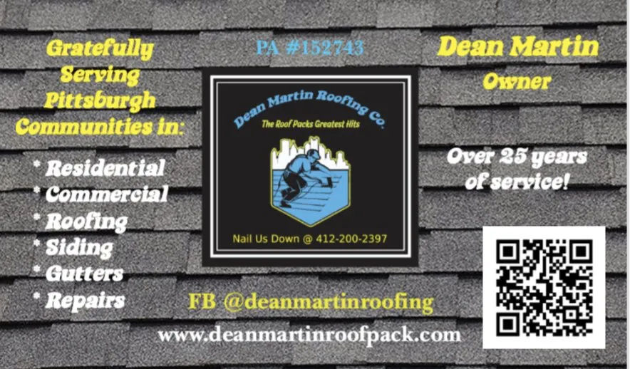 Slide of Dean Martin Roofing