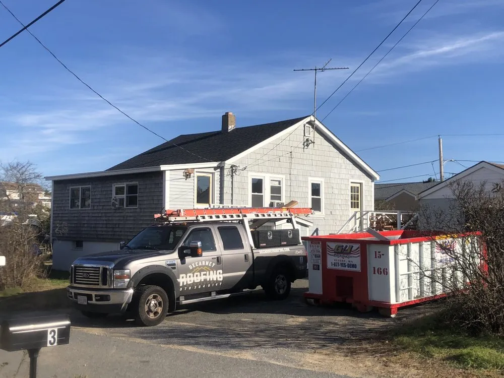 Slide of Decarney Roofing