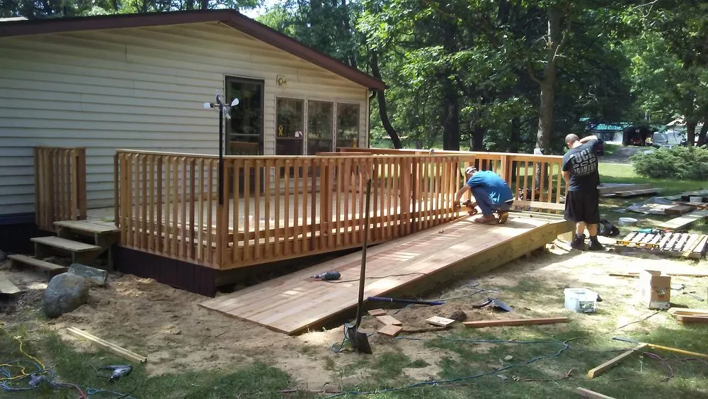 Reliable roof installation in Morley, MI - Deck and Design by Wood