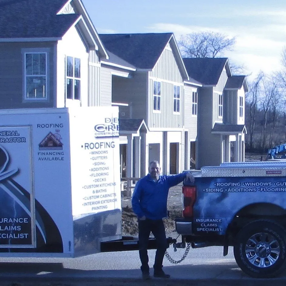 Slide of Deer Creek Construction