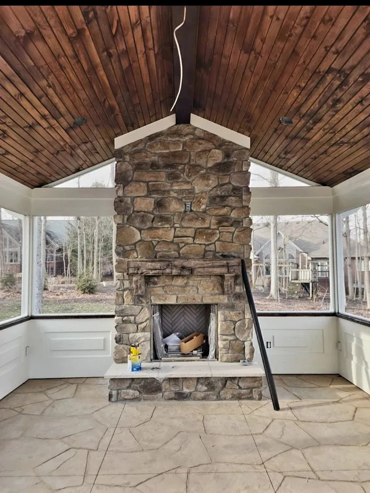 Slide of Deer Creek Construction