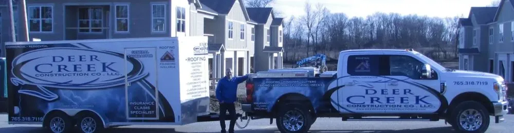 Slide of Deer Creek Construction