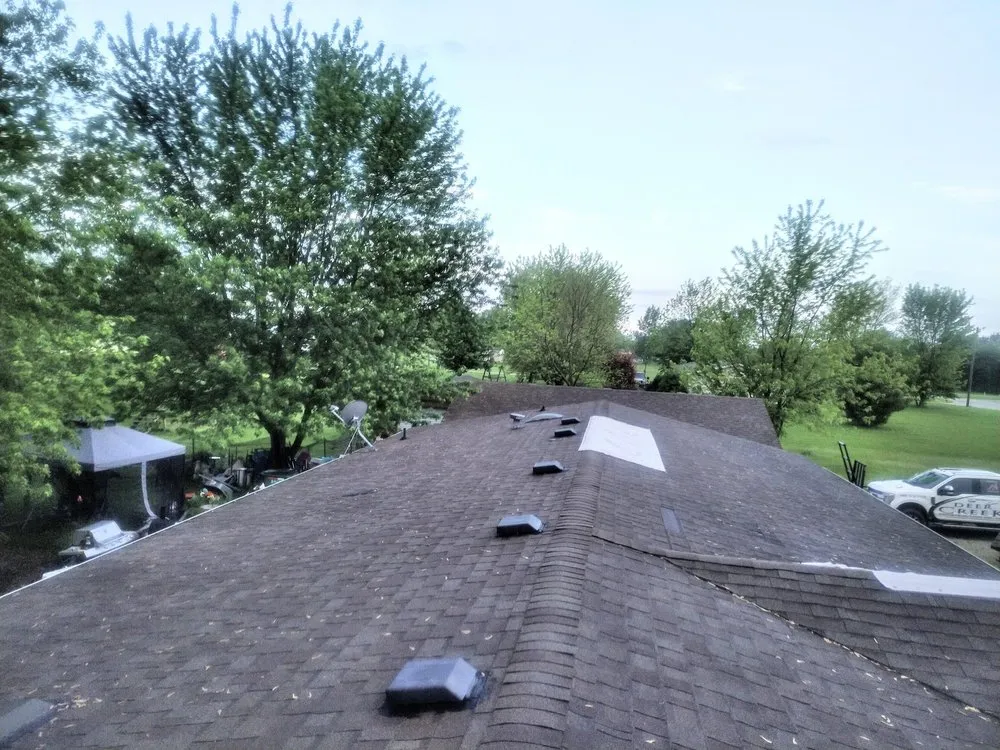 Slide of Deer Creek Construction